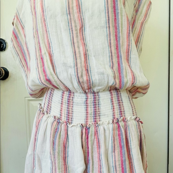 Rail Lucca Dress in Havana Stripe short sleeves in good pre-owned condition - Picture 7 of 11